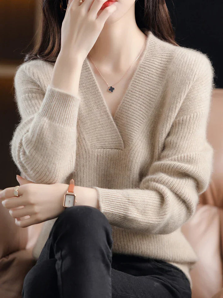 Eleganter Damen Pullover minimalistisch für Alltag (3)