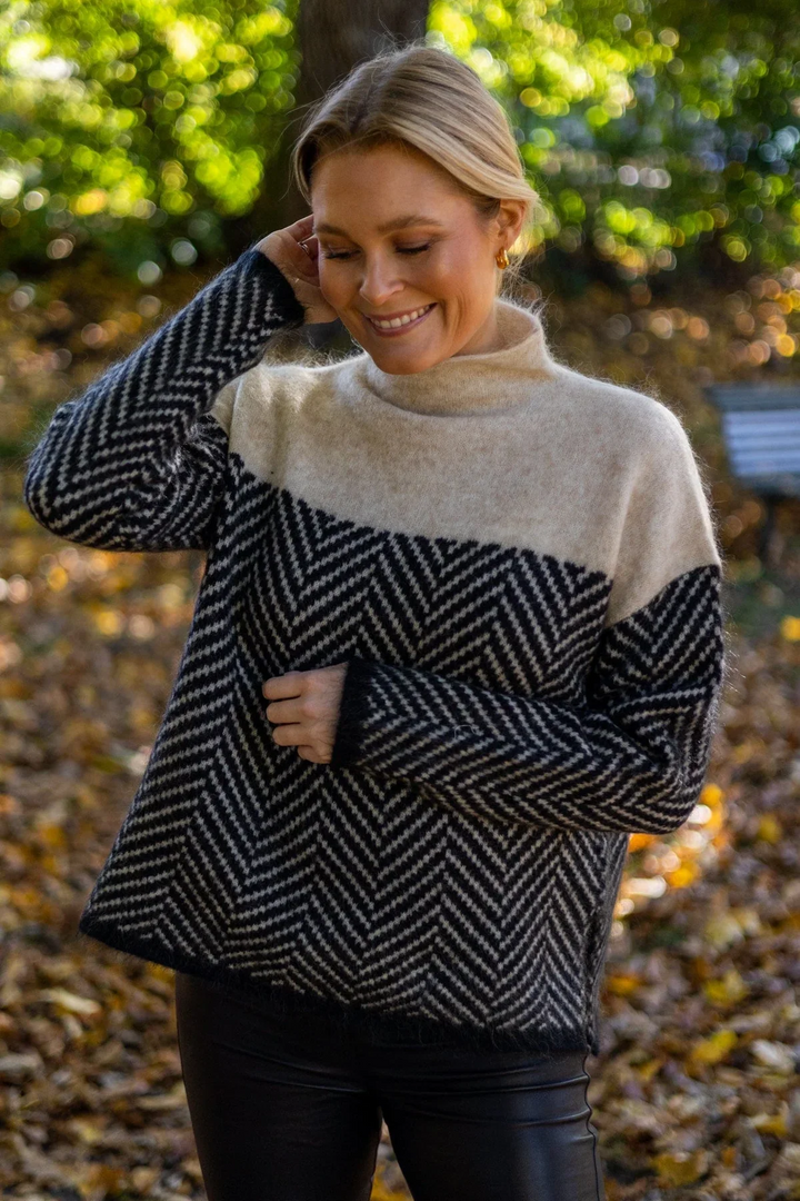 Eleganter Damen Rollkragenpullover (4)