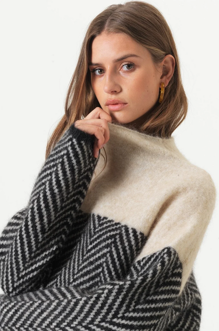 Eleganter Damen Rollkragenpullover (5)