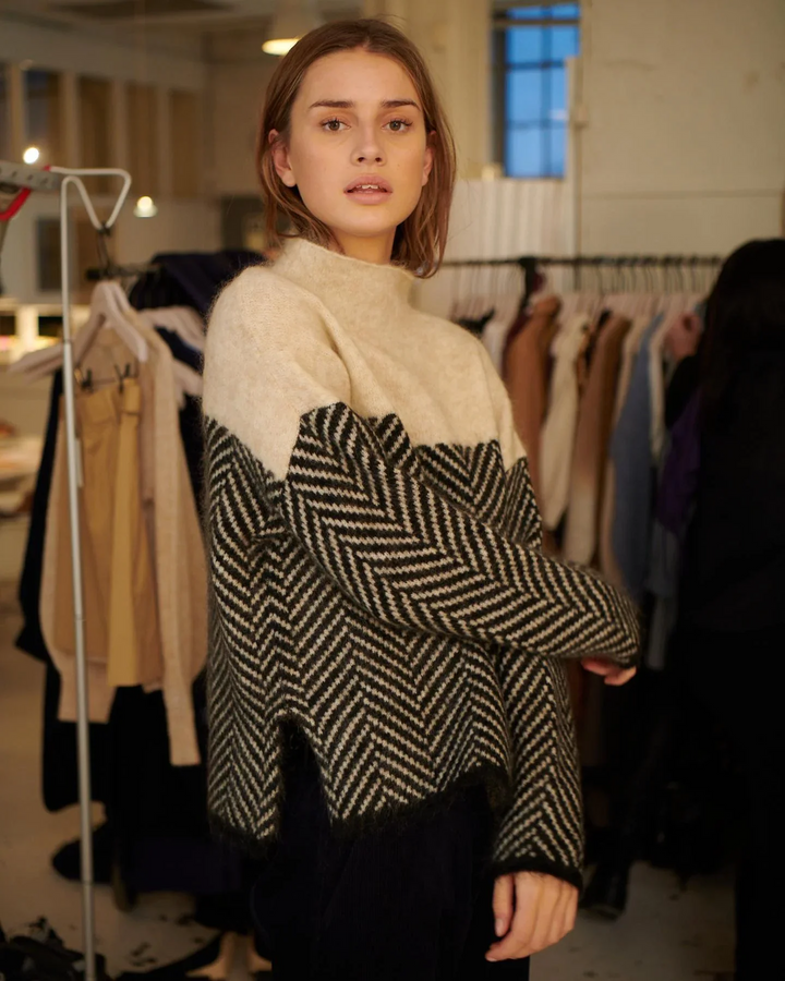 Eleganter Damen Rollkragenpullover (6)