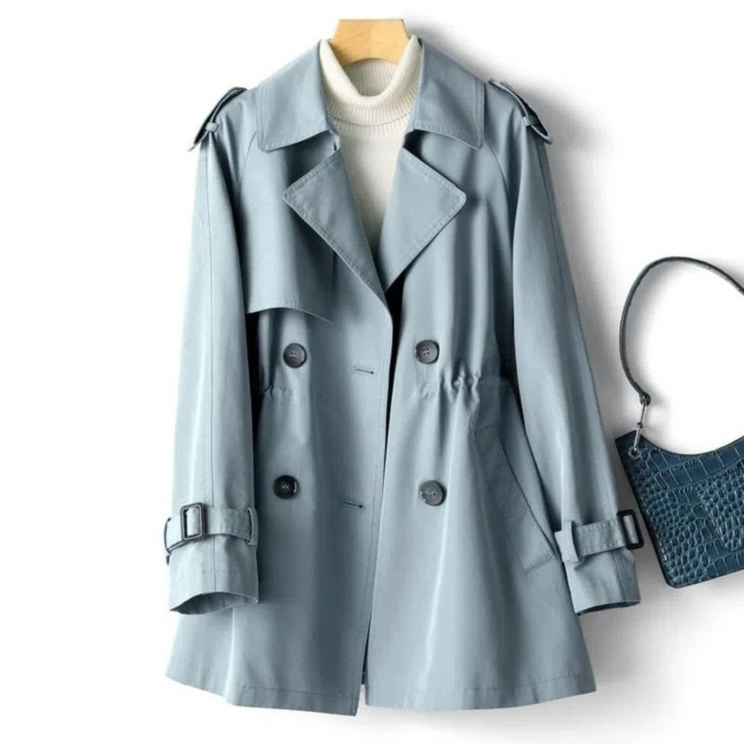 Eleganter Damen Trenchcoat für jeden Tag in Blau