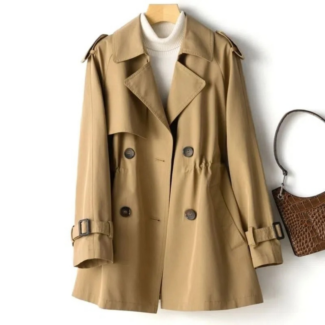 Eleganter Damen Trenchcoat für jeden Tag in Braun