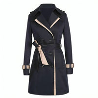Mila | Eleganter Damen Trenchcoat Knielang zum Übergang