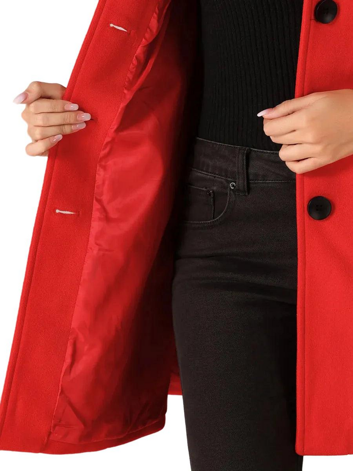 Eleganter Damen Wintermantel in Midi-Länge (6)