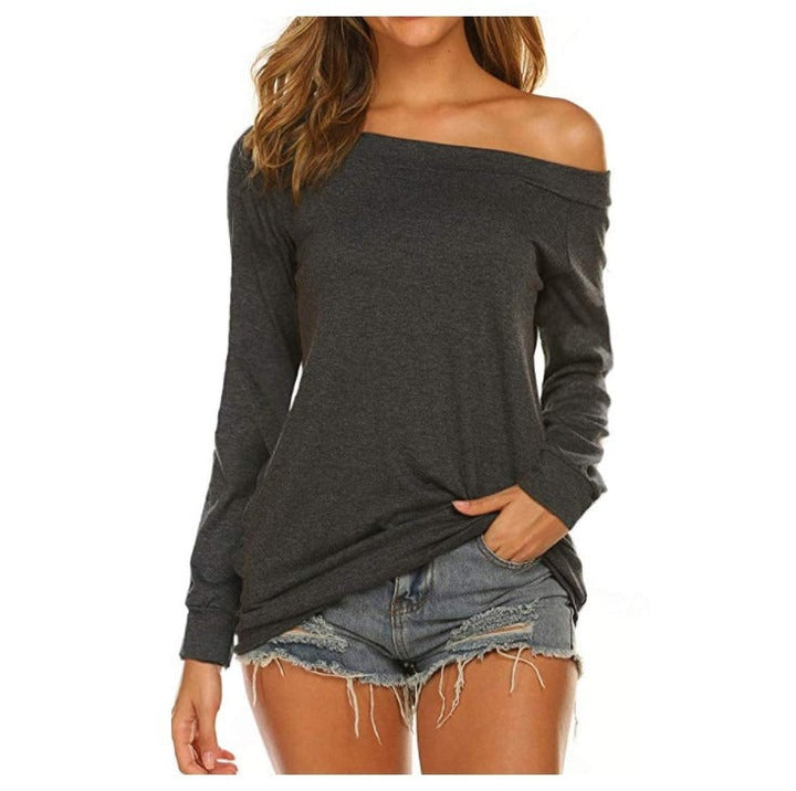 Eleganter Damen Wollpullover für Büro und Alltag in Dunkelgrau