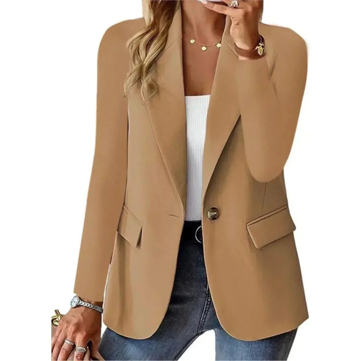 Eleganter Klassischer Blazer in Braun
