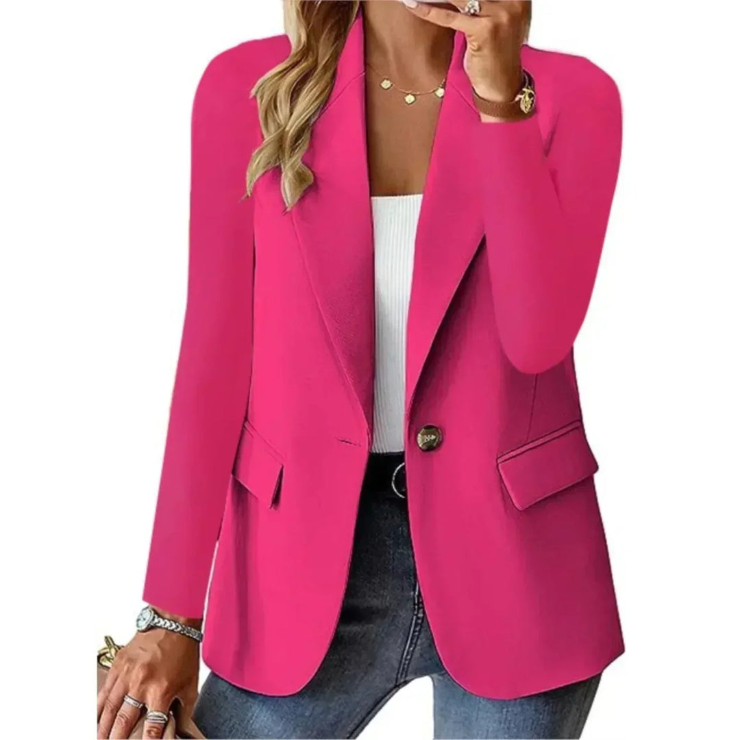 Eleganter Klassischer Blazer in Rosa