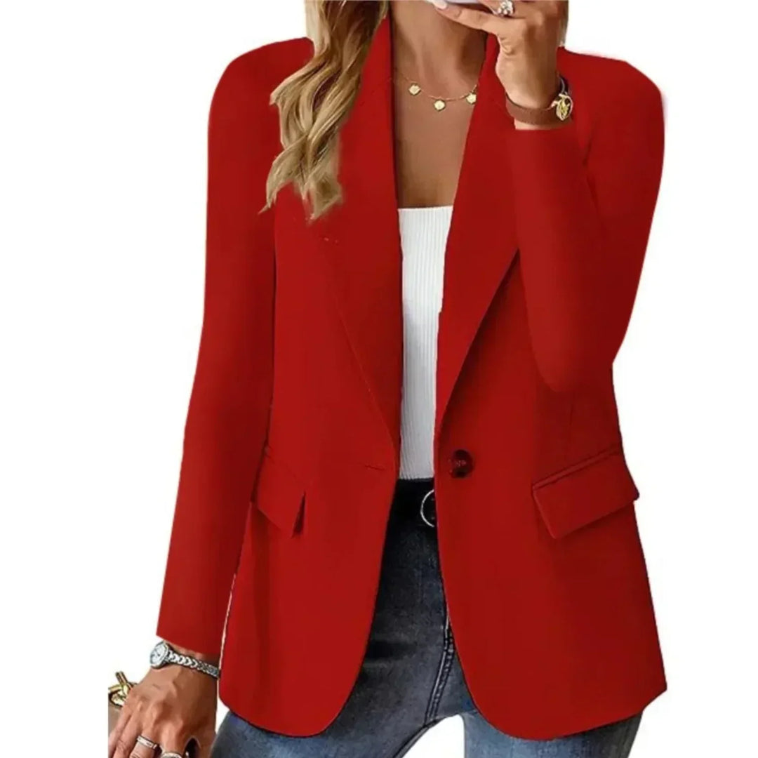 Eleganter Klassischer Blazer in Rot