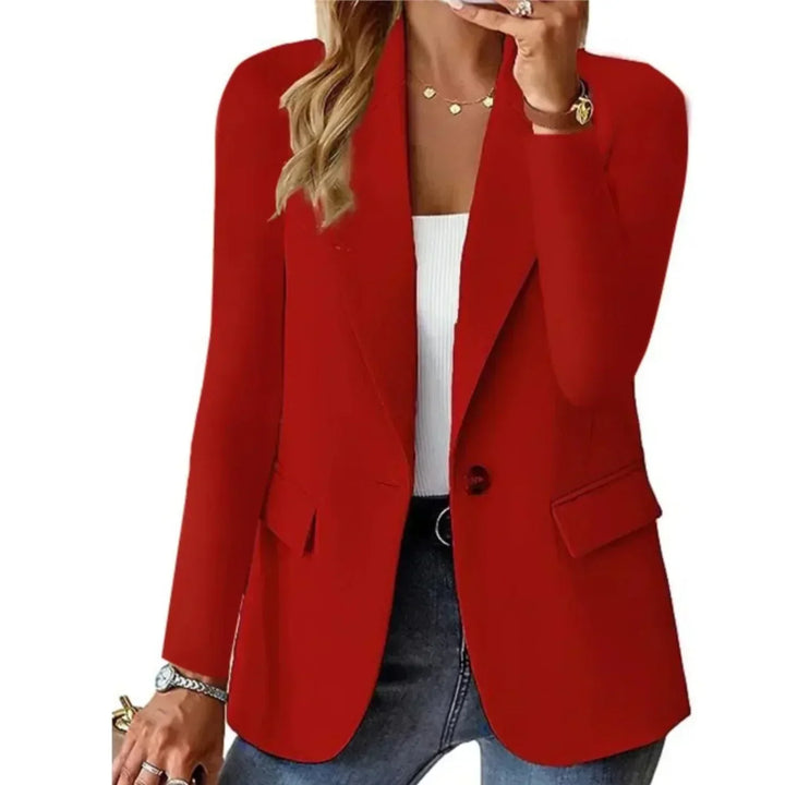 Eleganter Klassischer Blazer in Rot