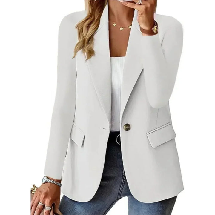 Eleganter Klassischer Blazer in Weiß