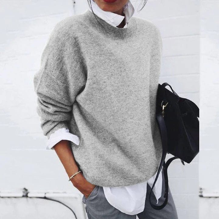Eleganter Universal-Pullover in Grau