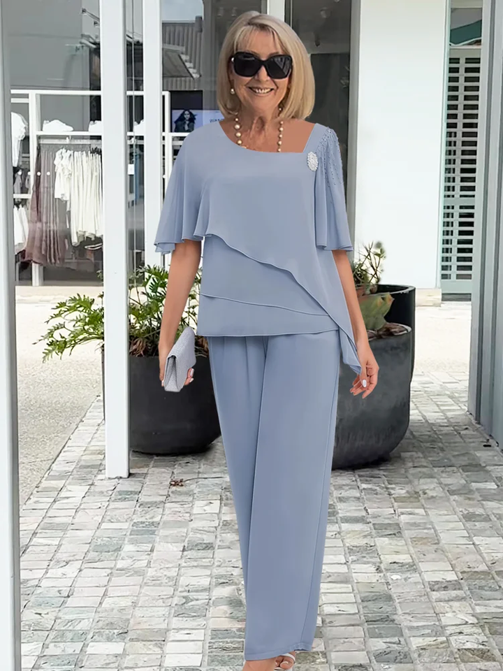 Elegantes Damen-Abend-Set in Blau