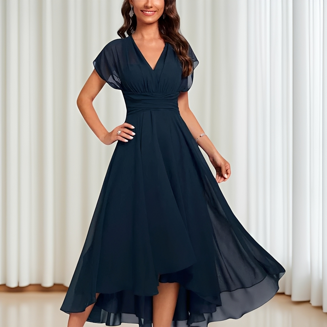 Elegantes Damen Cocktailkleid für Feierlichkeiten in Blau