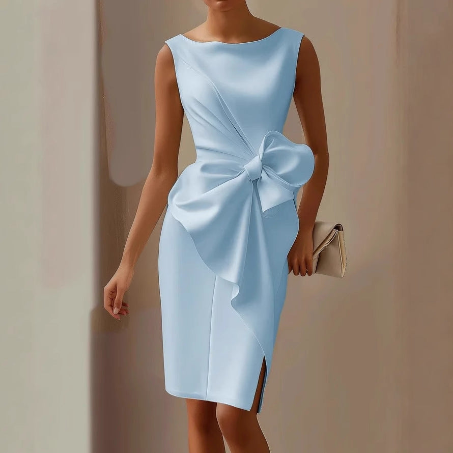Elegantes Damen Cocktailkleid für formelle Anlässe in Blau