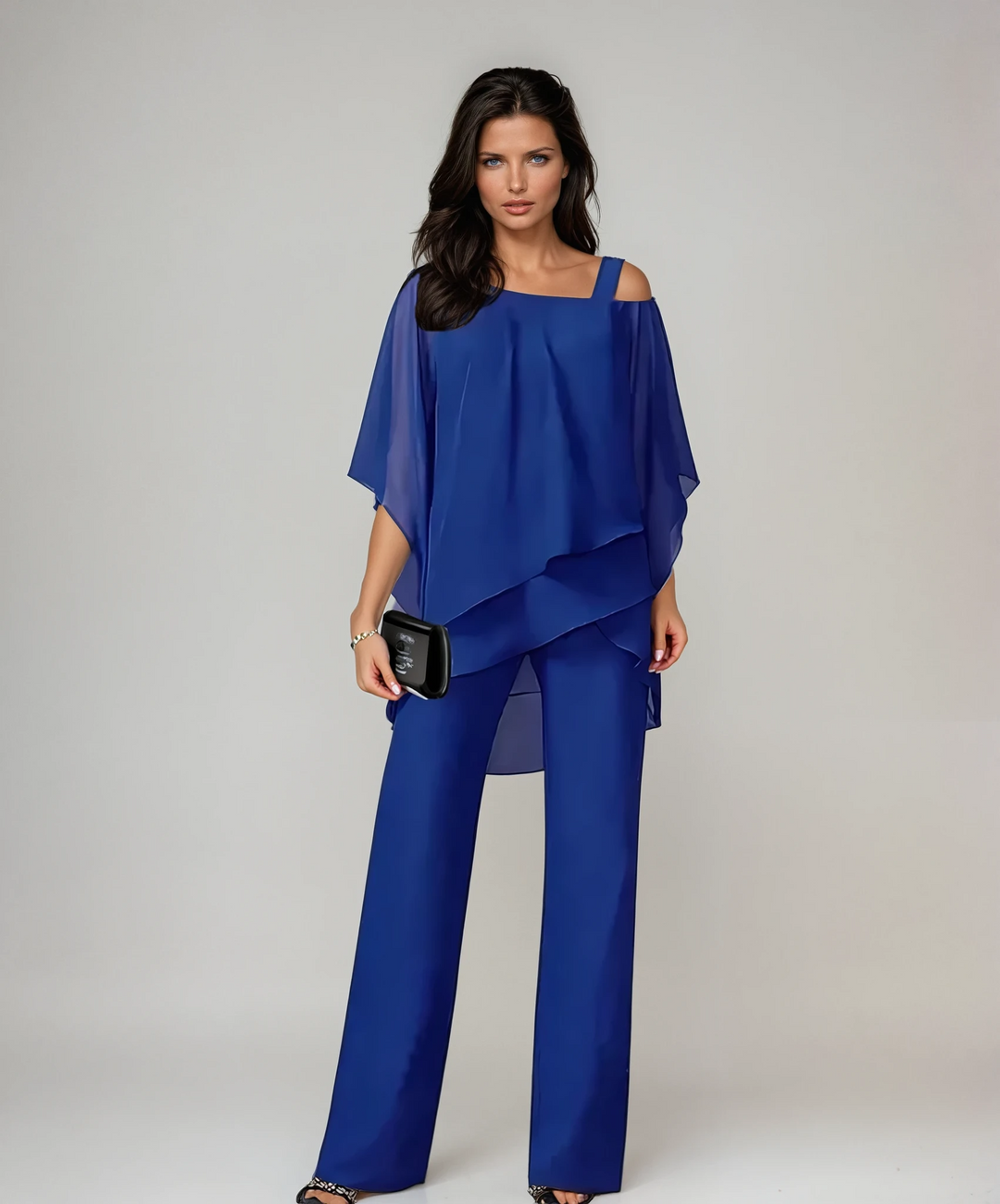 Elegantes Damen Set für Abende in Blau