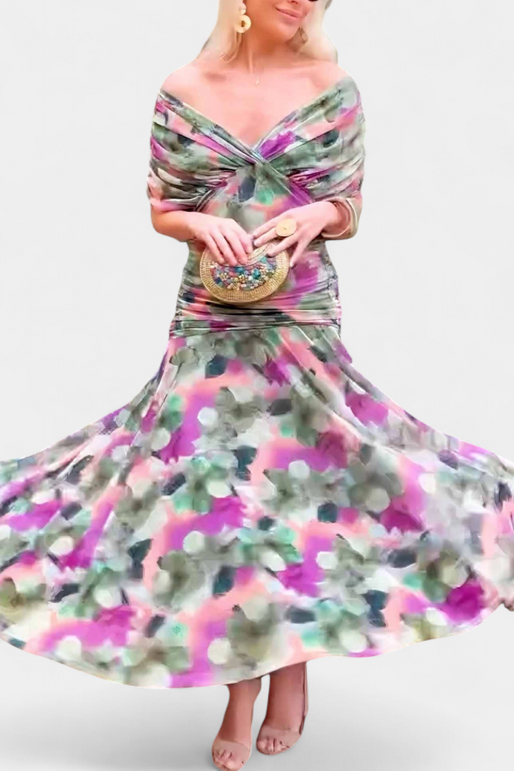 Elegantes fließendes Abendkleid (4)