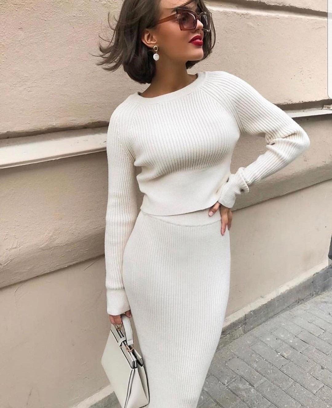Elegantes Herbst Hochzeits-Set in Weiß