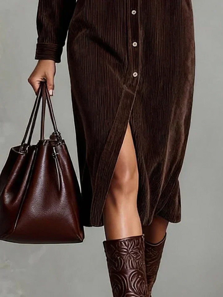 Elegantes Herbst Kleid im Midi-Stil für Hochzeitsgäste (6)