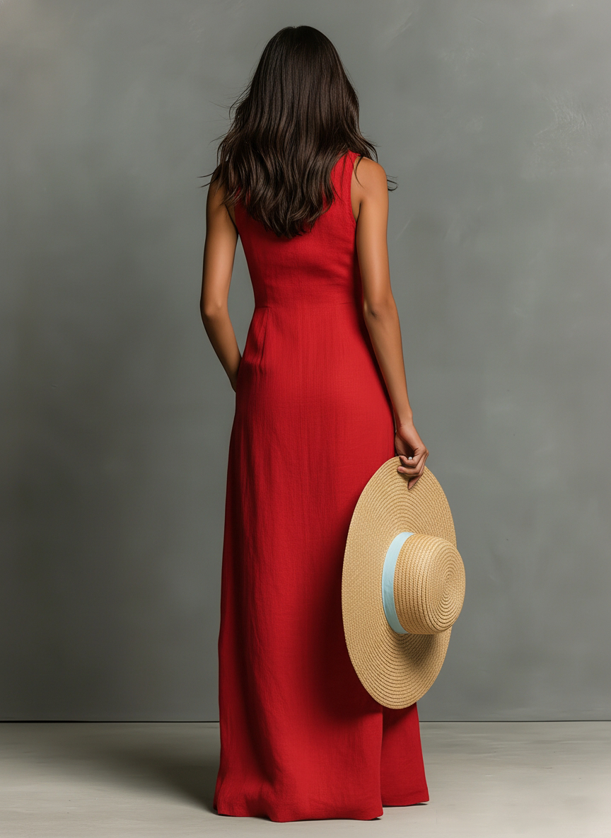Elegantes Herbst-Maxikleid (2)