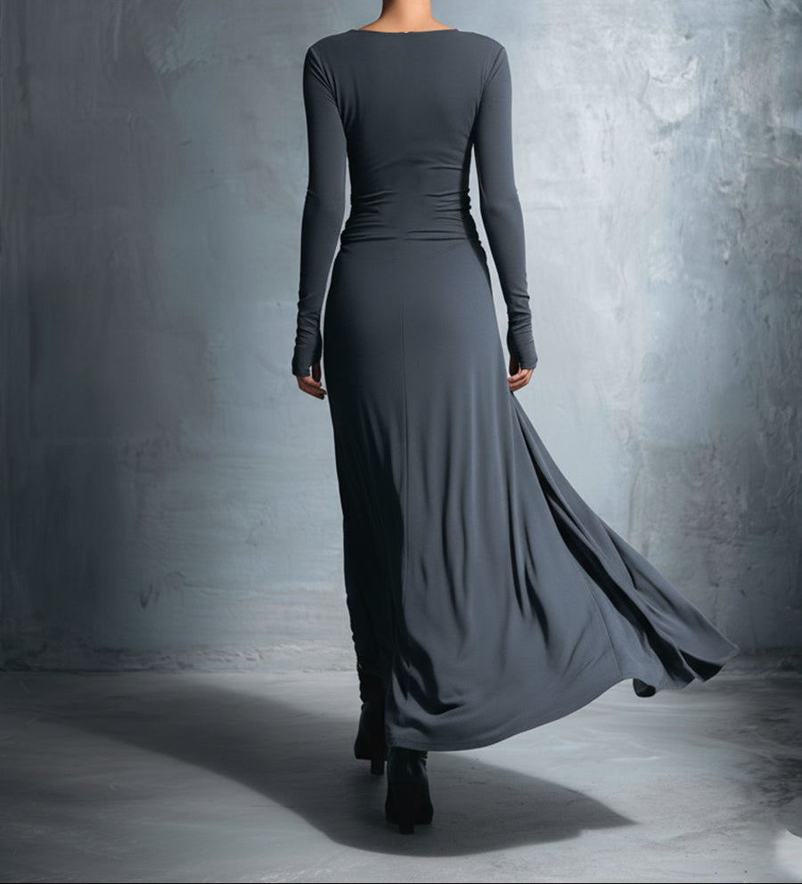 Elegantes Maxikleid für Herbst Hochzeitsgäste (9)