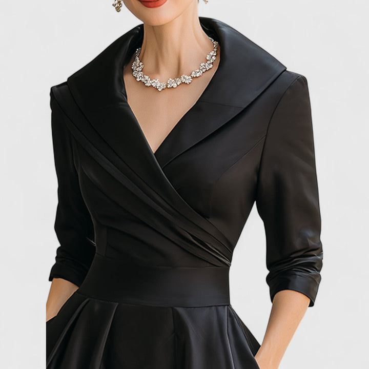 Elegantes Midikleid mit Wickelbrust für Damen (6)