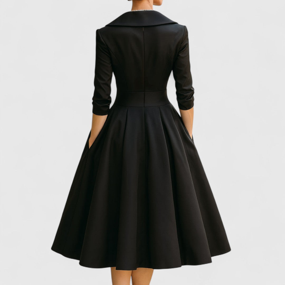 Elegantes Midikleid mit Wickelbrust für Damen (8)