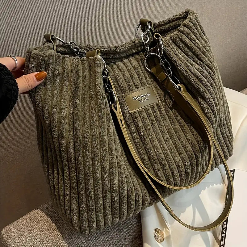 Marla Strandtasche aus Baumwoll-Kord foto 1