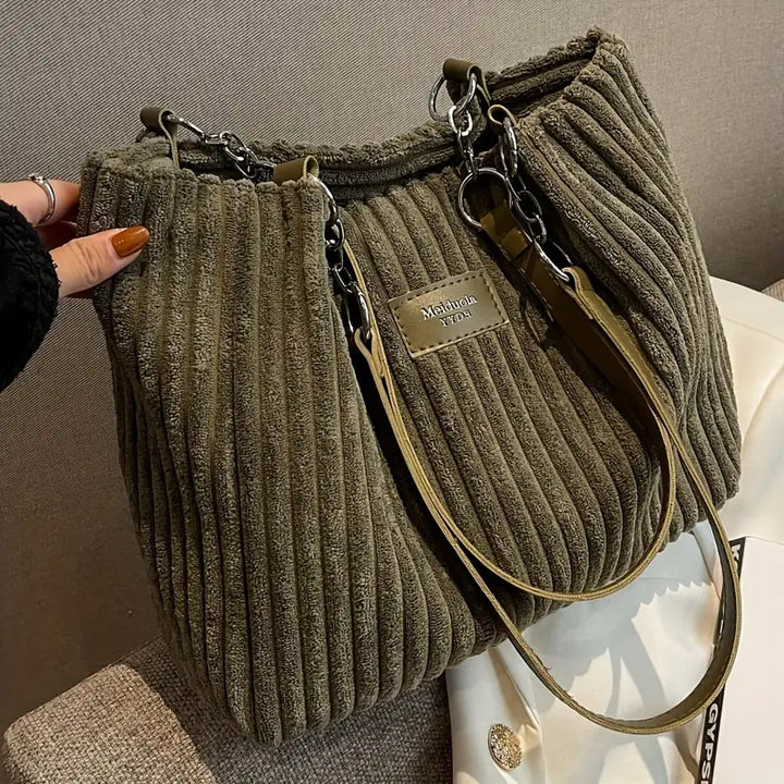 Marla Strandtasche aus Baumwoll-Kord foto 1