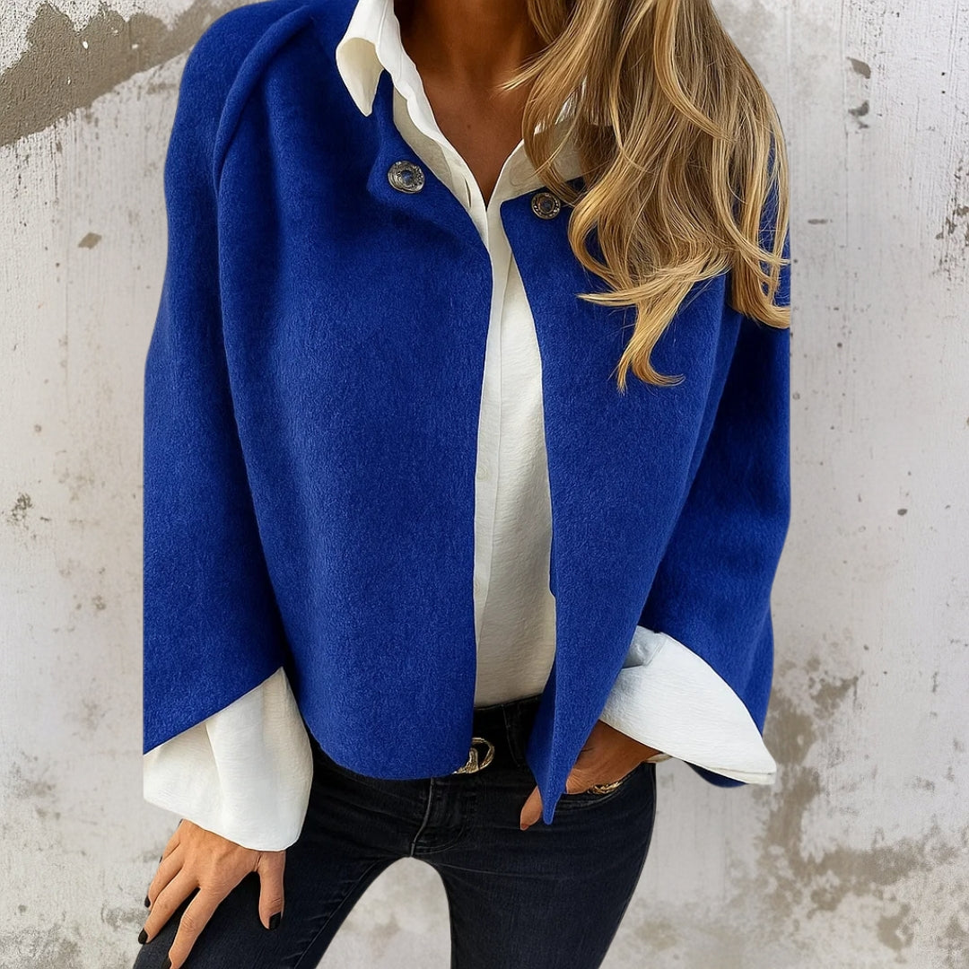 Federleichte Kurzjacke in Blau