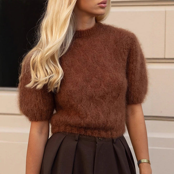 Federleichter Damen Pullover aus edlem Mohair-Mix (3)