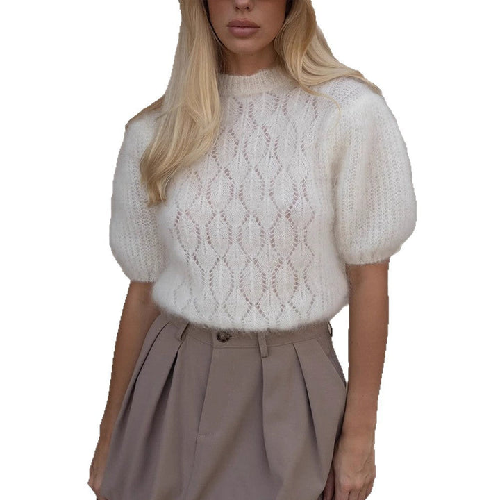 Federleichter Damen Pullover aus edlem Mohair-Mix (5)