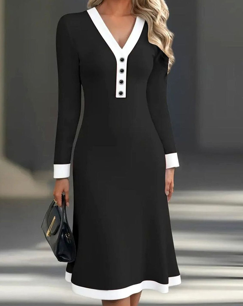 Festliches Damen Midikleid für Hochzeitsgäste (2)