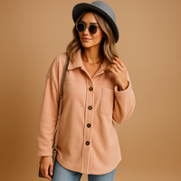 Amelie | Fleece Damen Bluse zum Überziehen