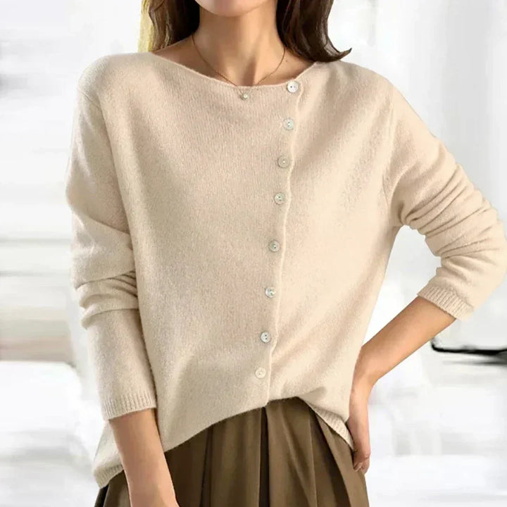 Gemütlicher Cardigan zum Schichten in Beige