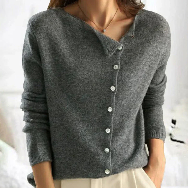 Gemütlicher Cardigan zum Schichten in Grau