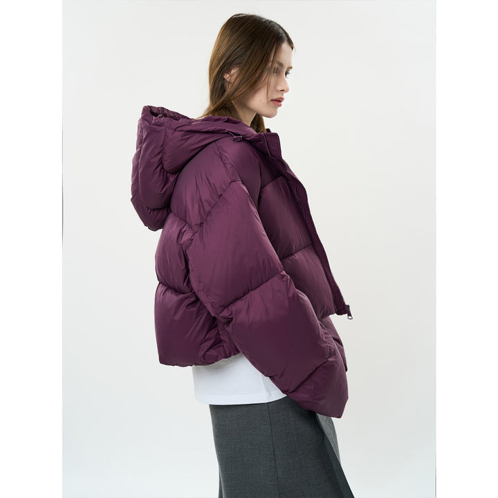 Gesteppte Damen Winterjacke mit Kapuze (2)