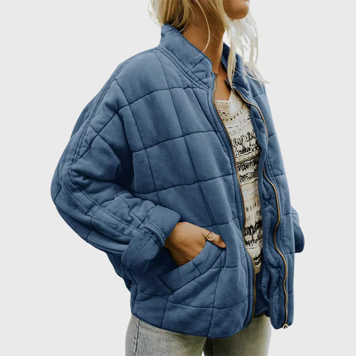 Gesteppte Komfort-Jacke für den Alltag in Blau