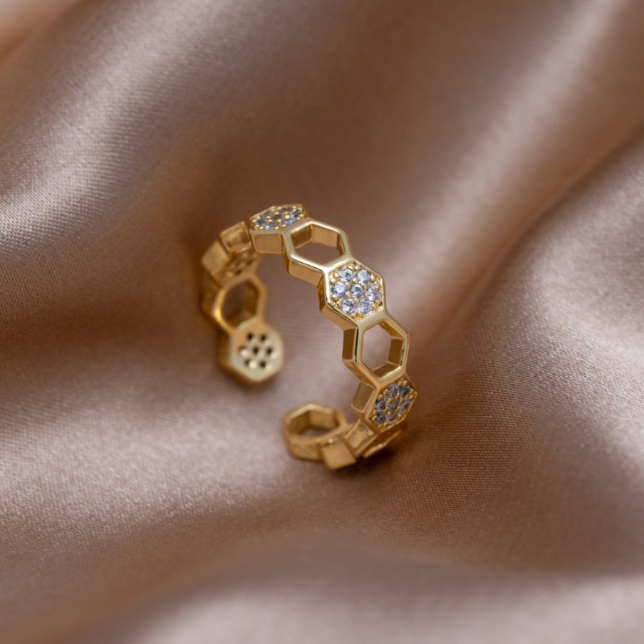 Verstellbarer Spark-Ring mit Wabenmuster