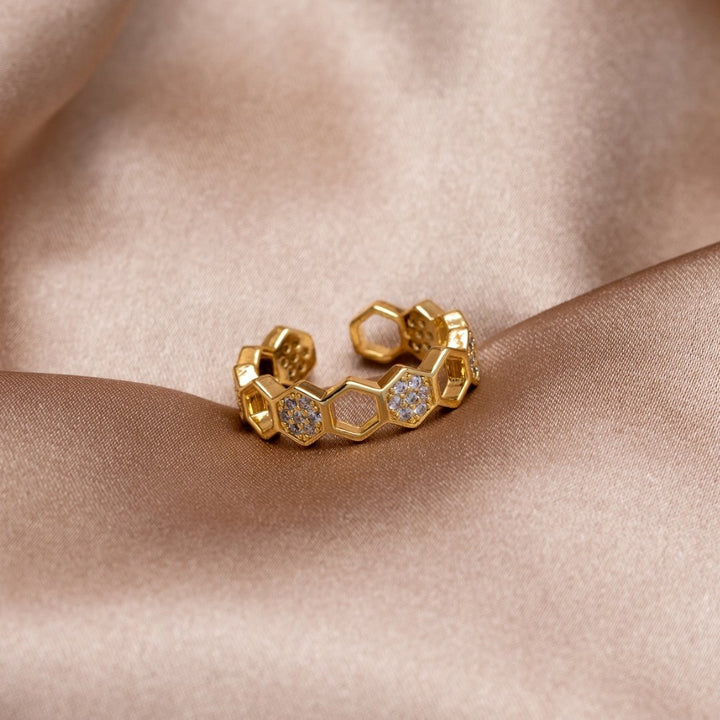 Verstellbarer Spark-Ring mit Wabenmuster