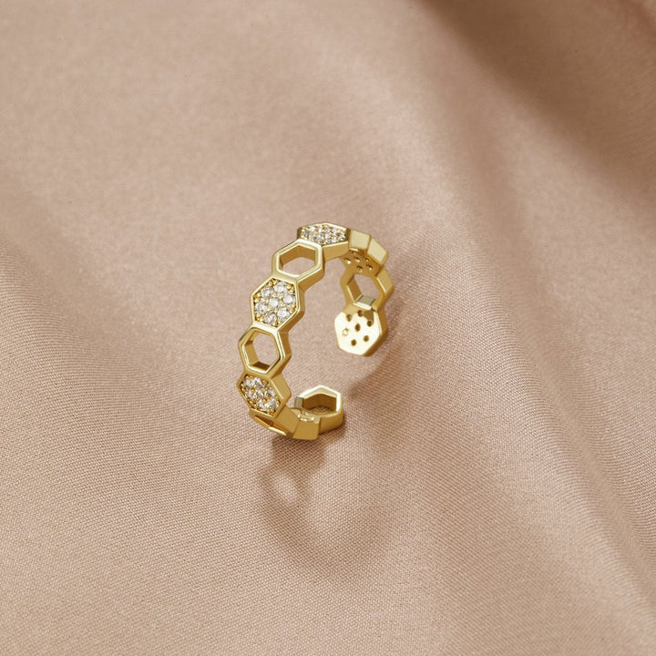 Verstellbarer Spark-Ring mit Wabenmuster