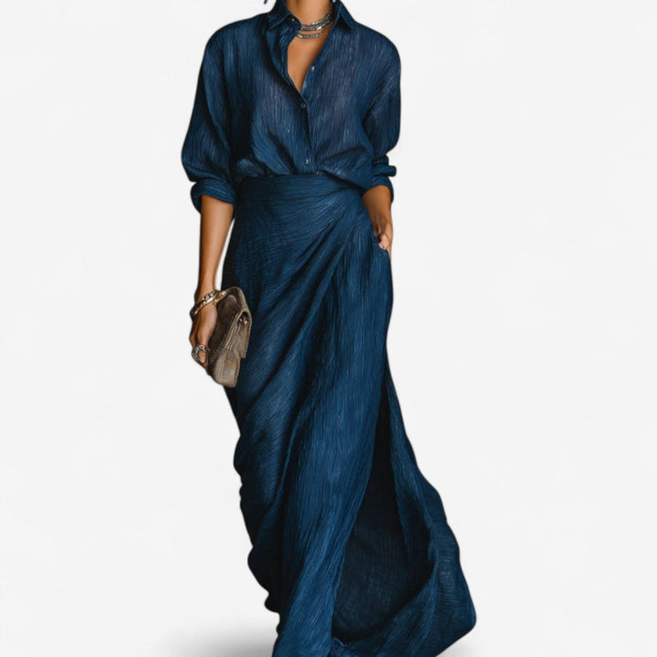 Hemdblusen Maxikleid für Herbst (4)