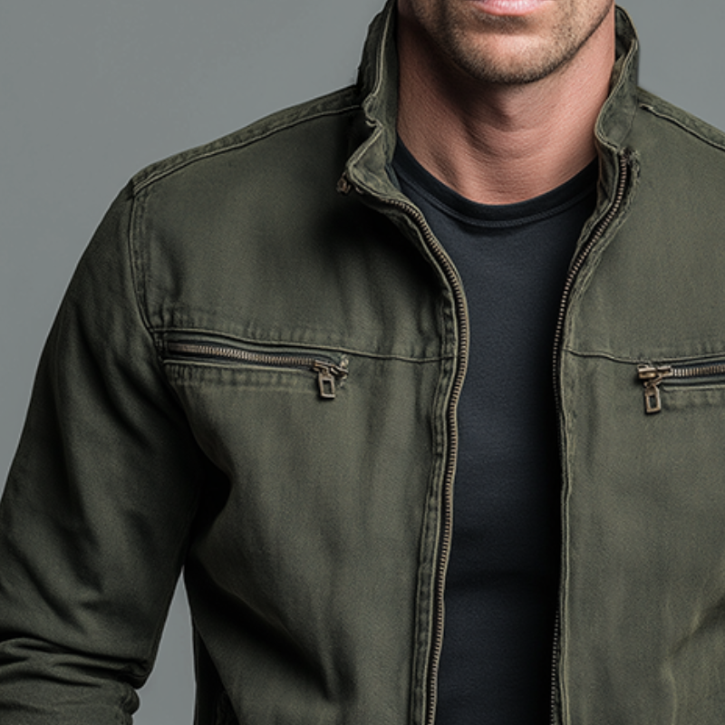 Herren Baumwoll Übergangsjacke für Herbst (6)