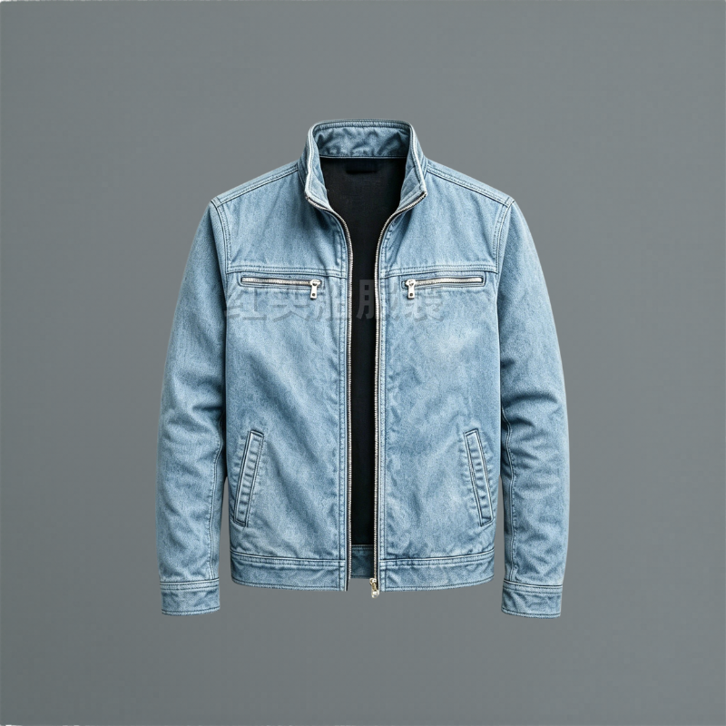 Herren Baumwoll Übergangsjacke für Herbst in Blau