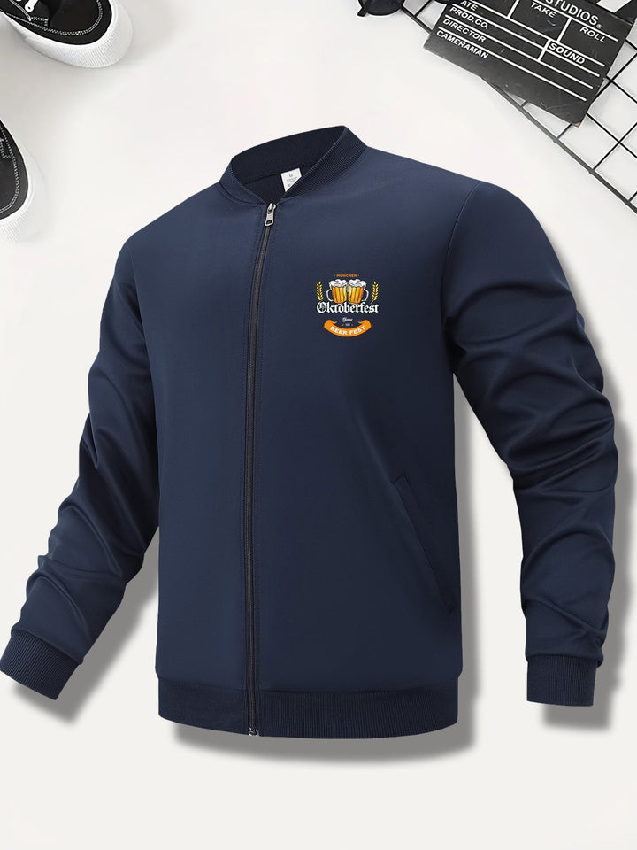 Herren Bomberjacke zum Oktoberfest im Herbst (9)
