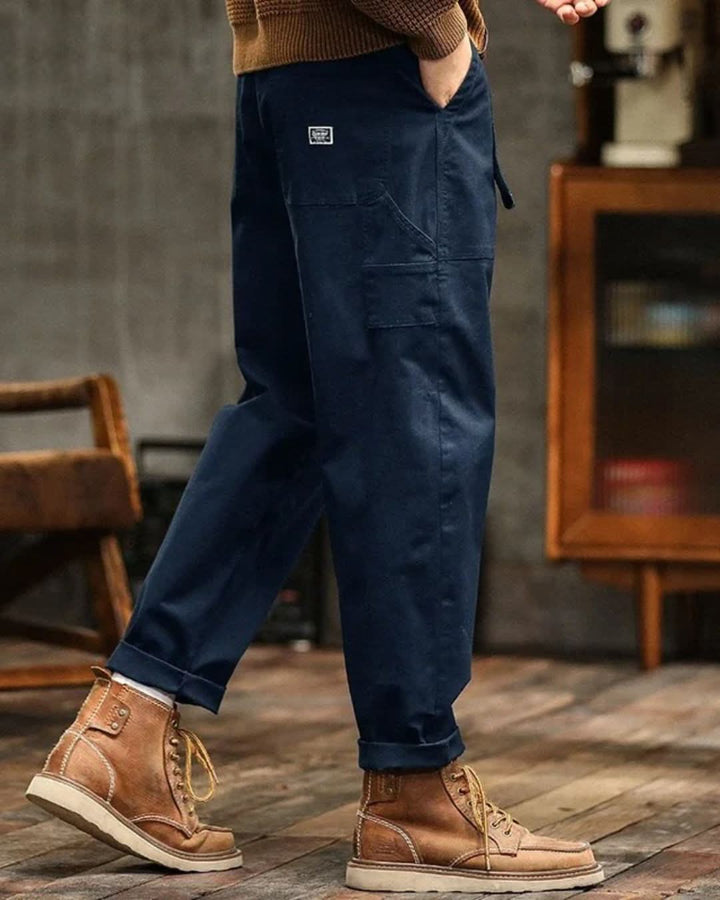 Herren Cargo-Hose mit lockerer Passform und praktischen Taschen (7)