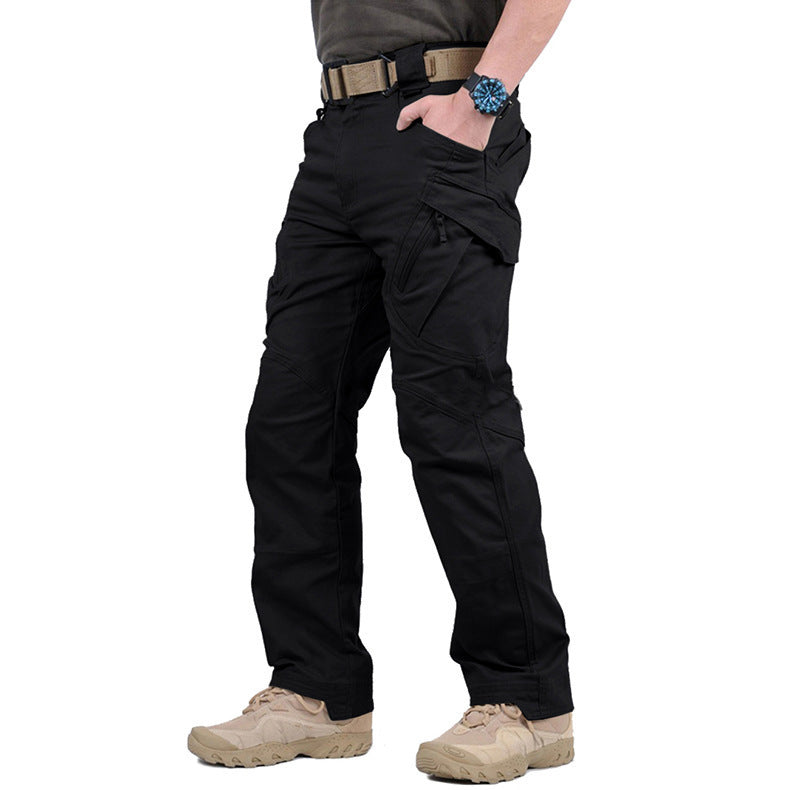 Herren Cargo-Hose wasserdicht für Abenteuer in Schwarz