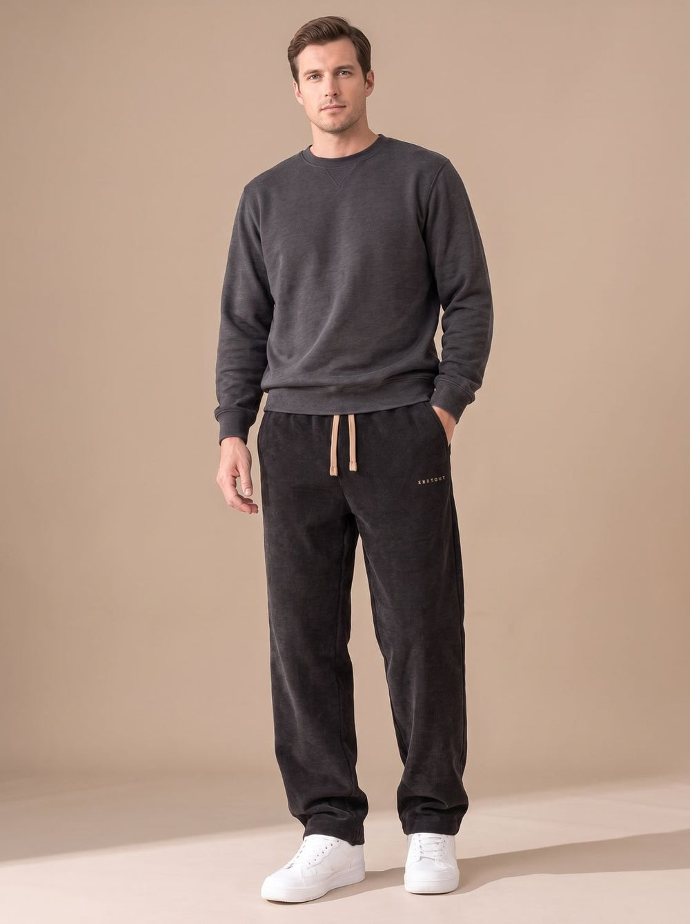 Herren Cargohose aus Cord mit Relaxed Fit (2)