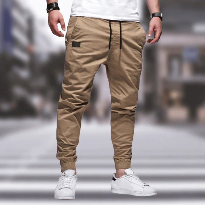 Herren Cargohose Casual im Relaxed Fit in Beige