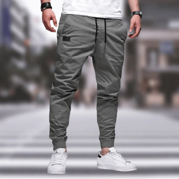 Herren Cargohose Casual im Relaxed Fit in Grau