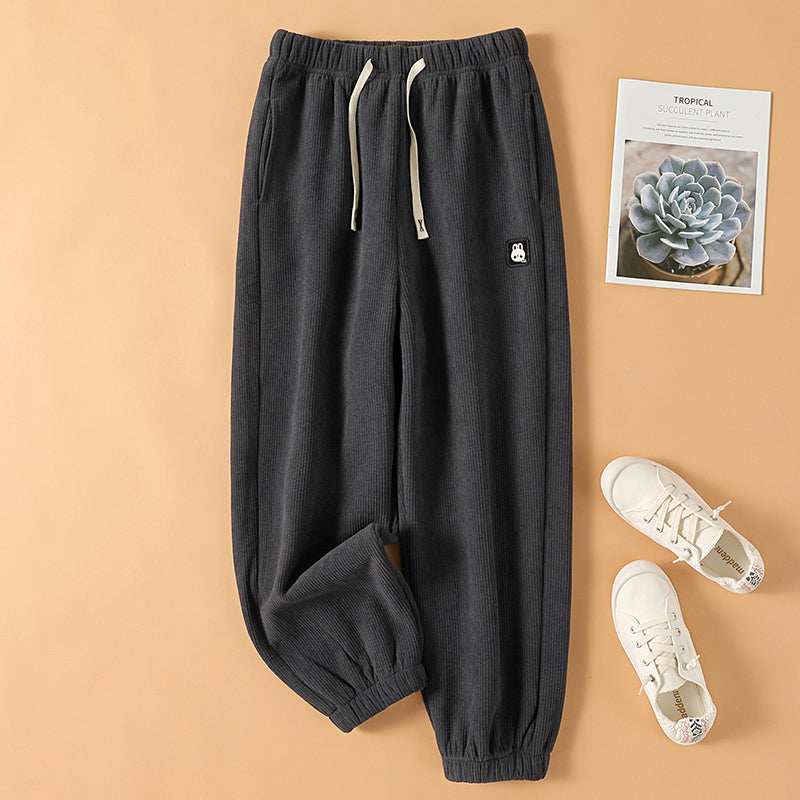 Herren Cargohose im Jogger-Stil in Blaugrau, Herbst, ohne Fleece